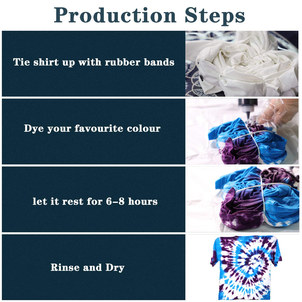 WINSONS Tie Dye Kit in-action session showing a vibrant shirt.