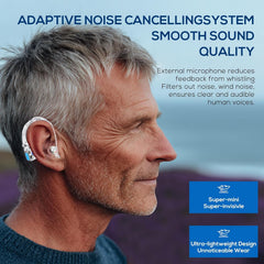 Ergonomic curve of WINTER PLUM hearing aid for comfortable wear