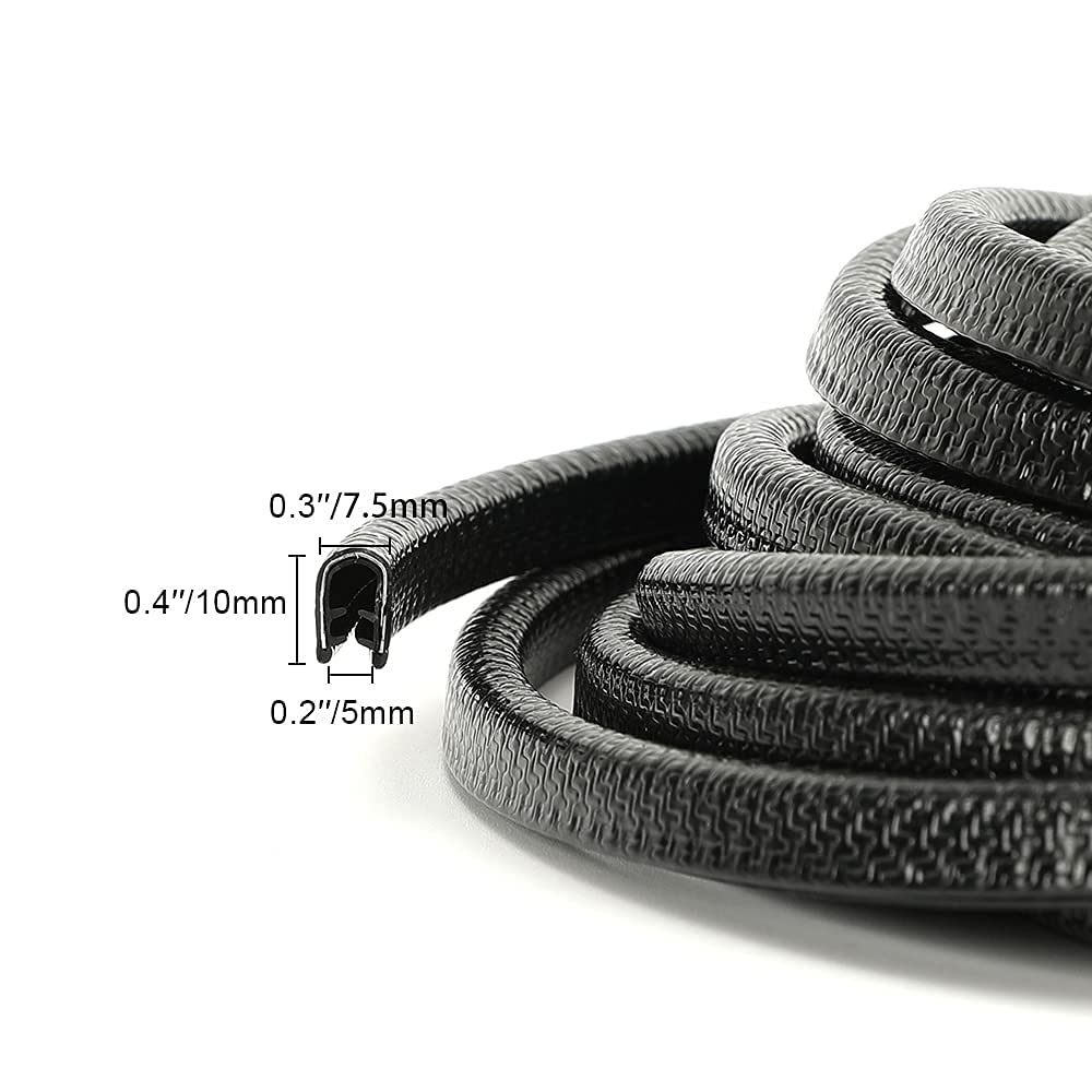 Winunite edge guard flexible rubber that bends along door edges.