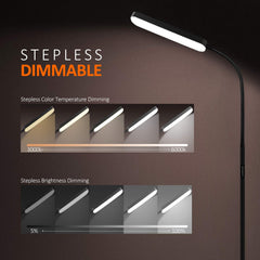 Wio-Mio floor lamp touch-control enables quick brightness adjustments at your fingertips.