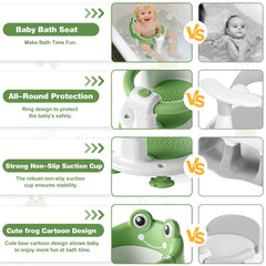 wiqins baby bath seat ergonomic design supports head and back