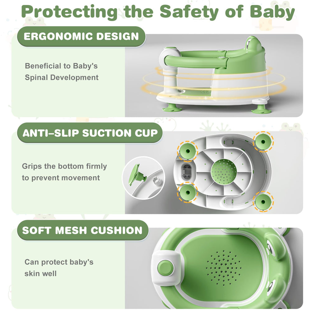 wiqins bath seat one-button switch makes placement easy