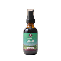 WishGarden Happy Ducts Drops bottle showing herbal lactation support for busy moms