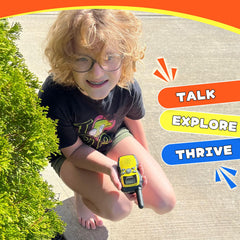 Wishouse Walkie Talkie kids 4-pack outdoors play scene for family fun