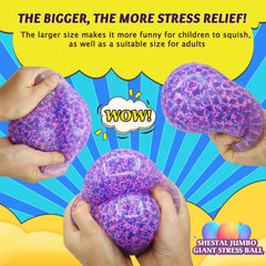 WISYME giant stress ball orange, ready for fidgeting and focus.