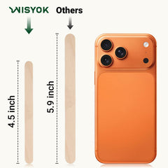 WISYOK sticks with rounded edges for safe crafting for children.