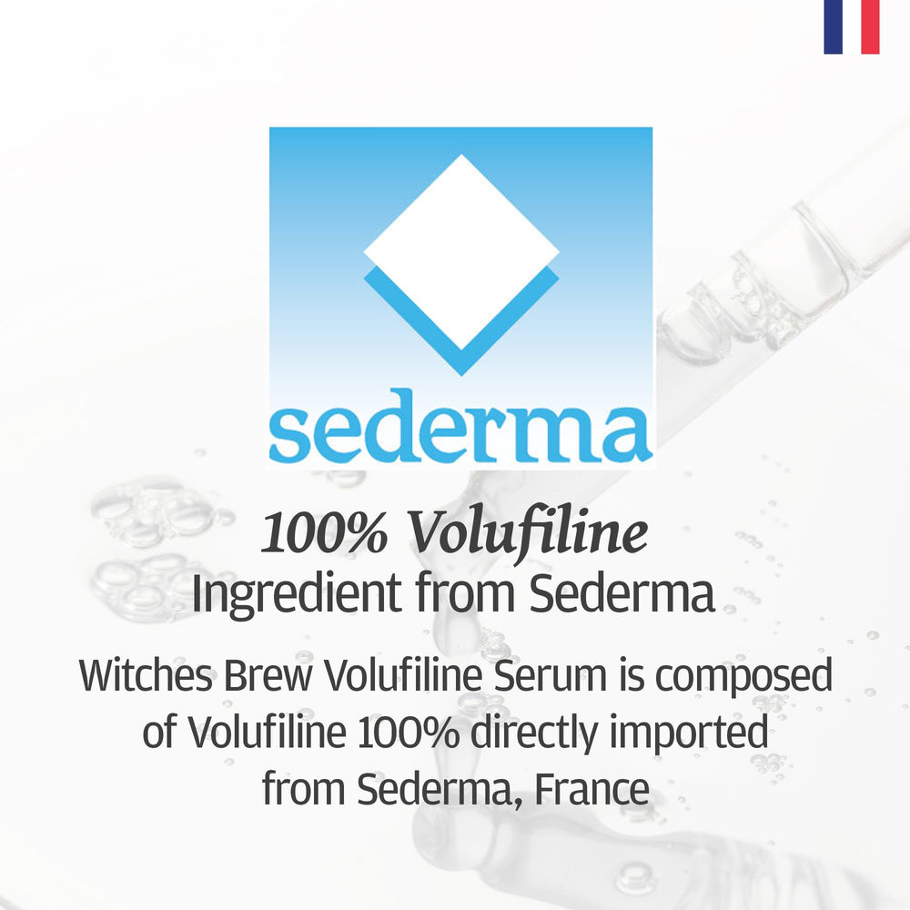 Witches Brew Volufiline being mixed with moisturizer for a personalized serum.