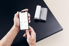 Withings BPM Connect Wi-Fi sync to Health Mate app.