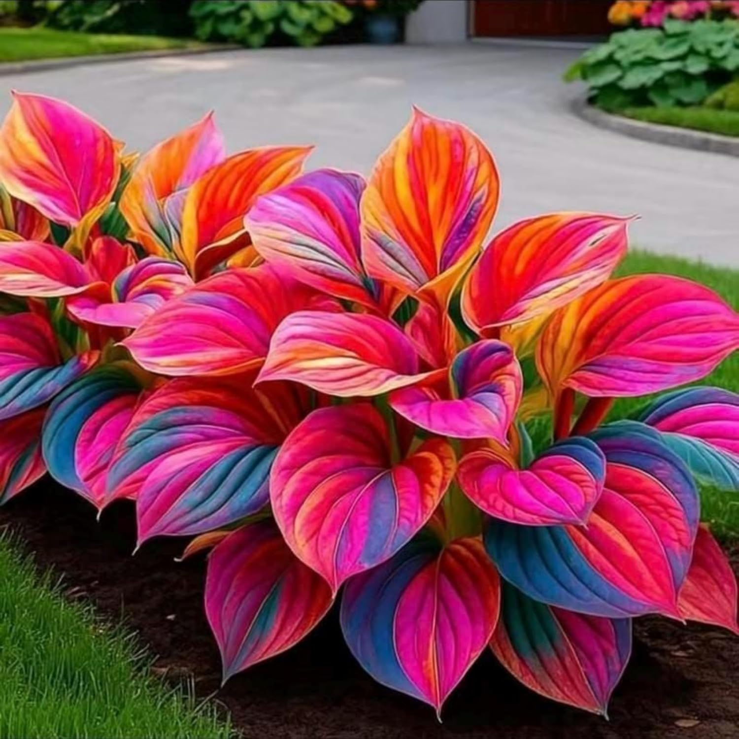 Wivolibe heirloom hosta seeds offer long-lasting foliage.