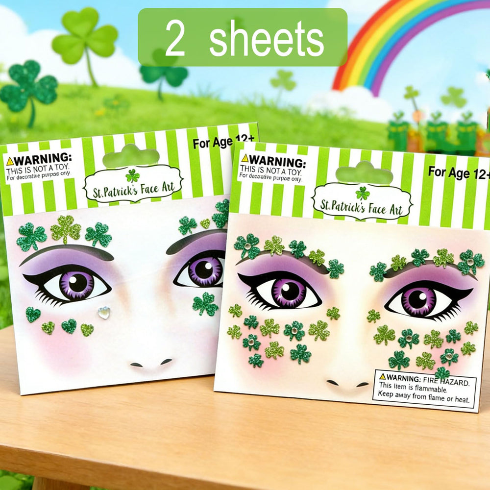 WIWUFUE water-resistant glitter sticker for parade wear