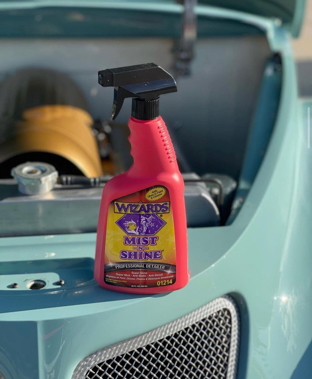 Wizards Mist-N-Shine delivering a slick, wet-look sheen.