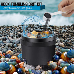 WKTURN grit medium bottle smoothing stone surfaces for a consistent finish.
