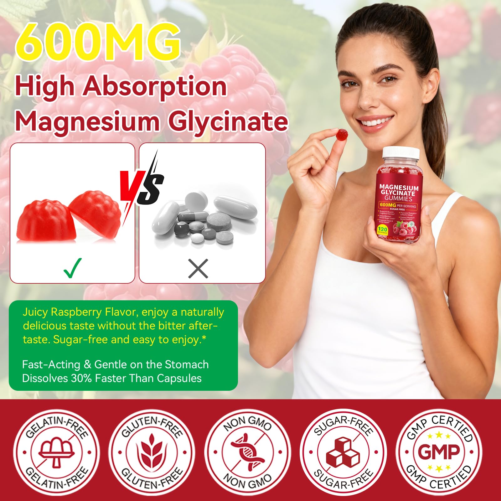 WLCTJIAYOU plant-based, sugar-free formula icon with natural FOS and clean ingredients.