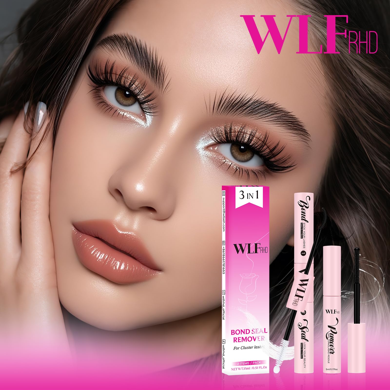 WLFRHD home salon partner kit for fast lash application