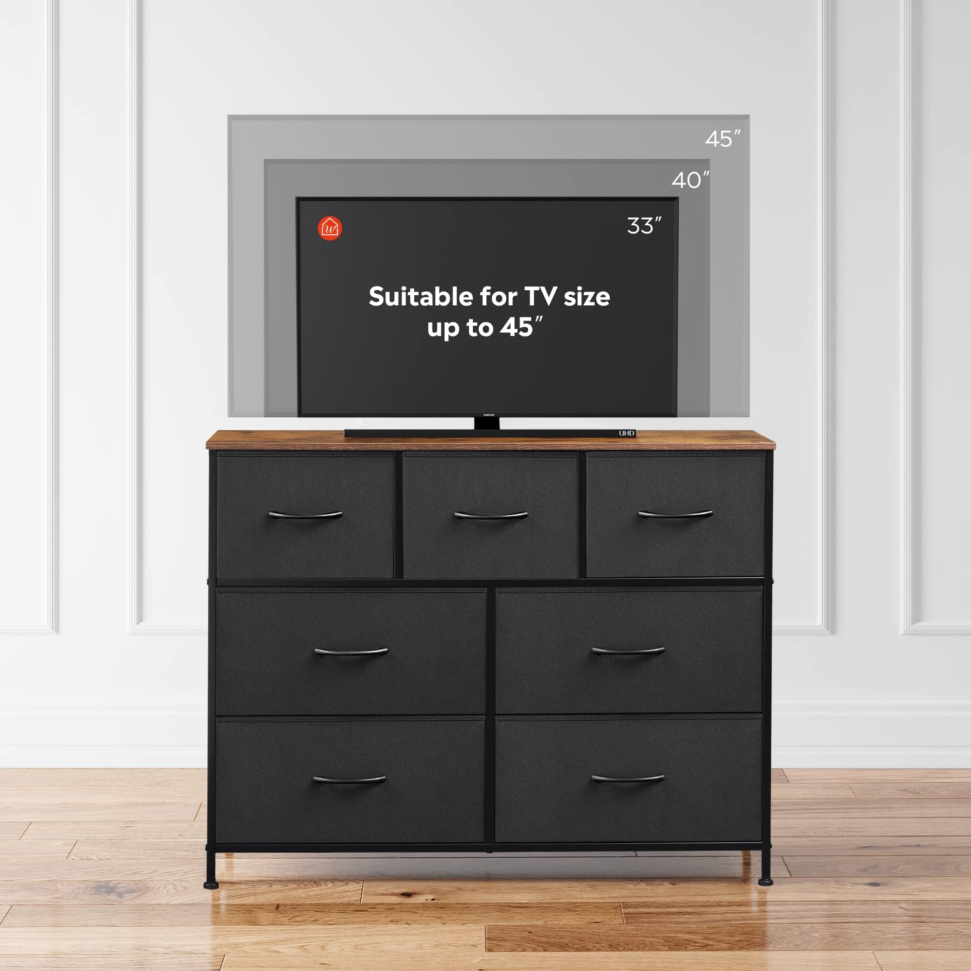 WLIVE wood top surface pairs with decor accents.