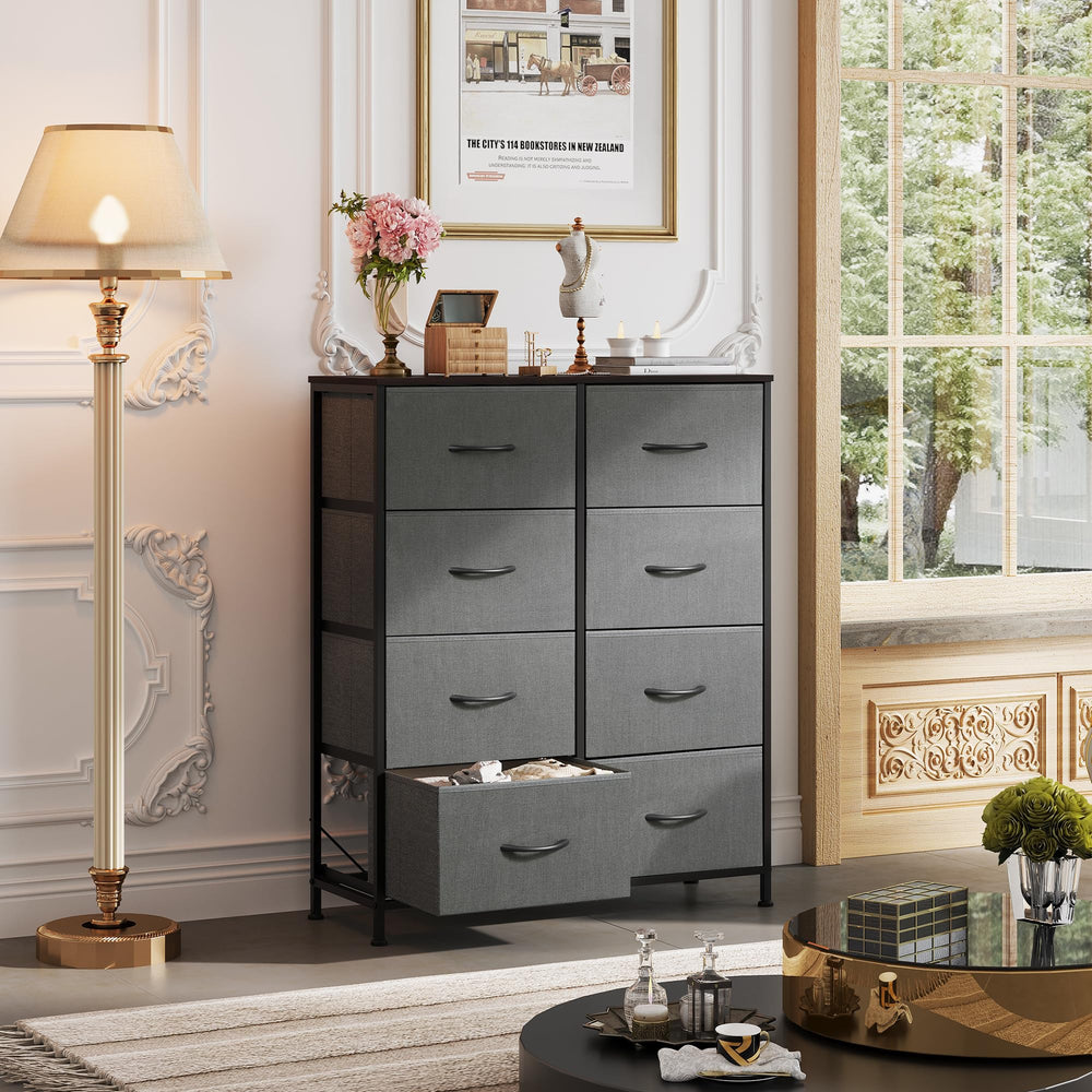 WLIVE drawer hardware detail provides grip and refined appearance.