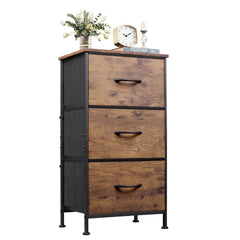 WLIVE dresser with 3 drawers shown for organized bedroom storage