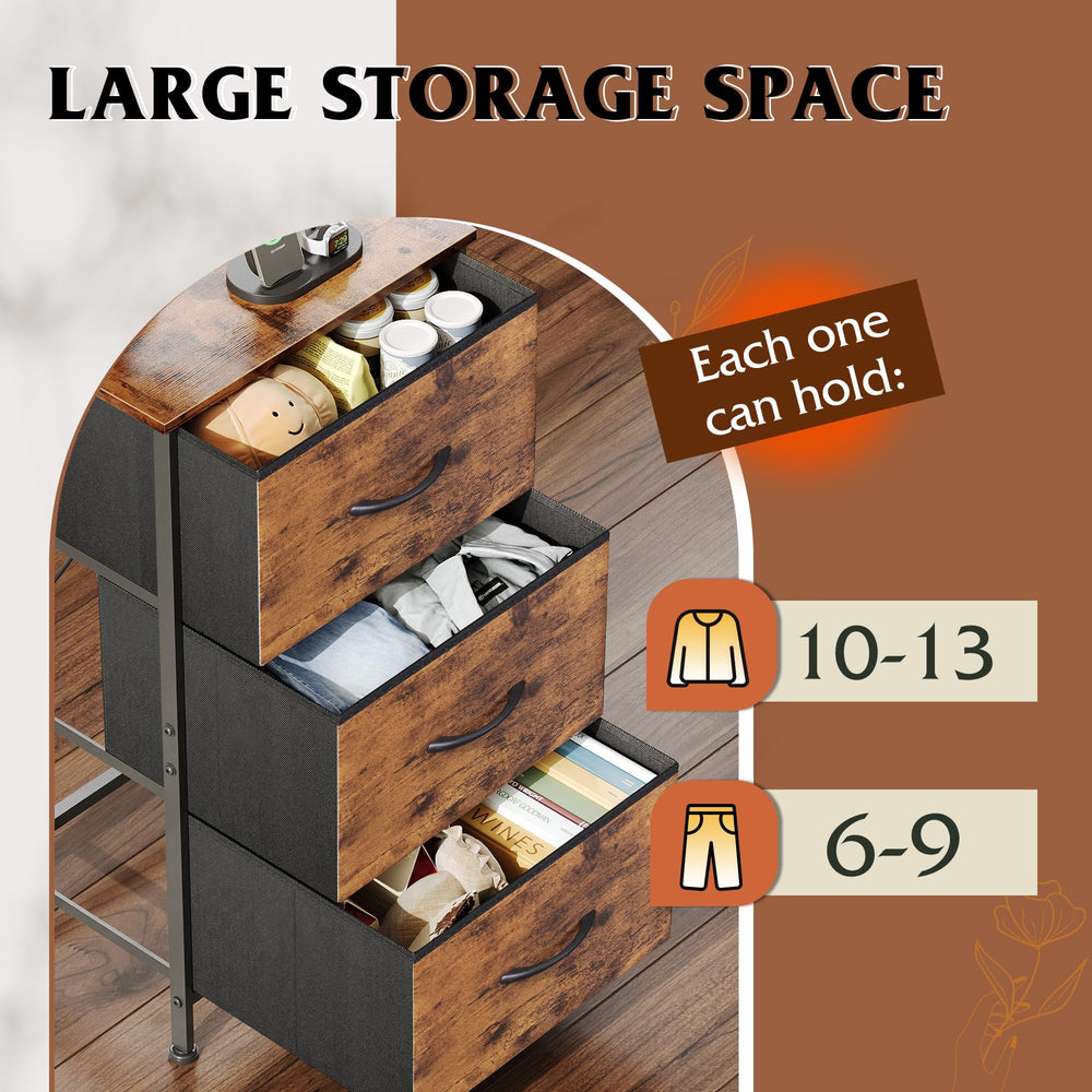 WLIVE dresser adjustable feet stabilizing on varying floors