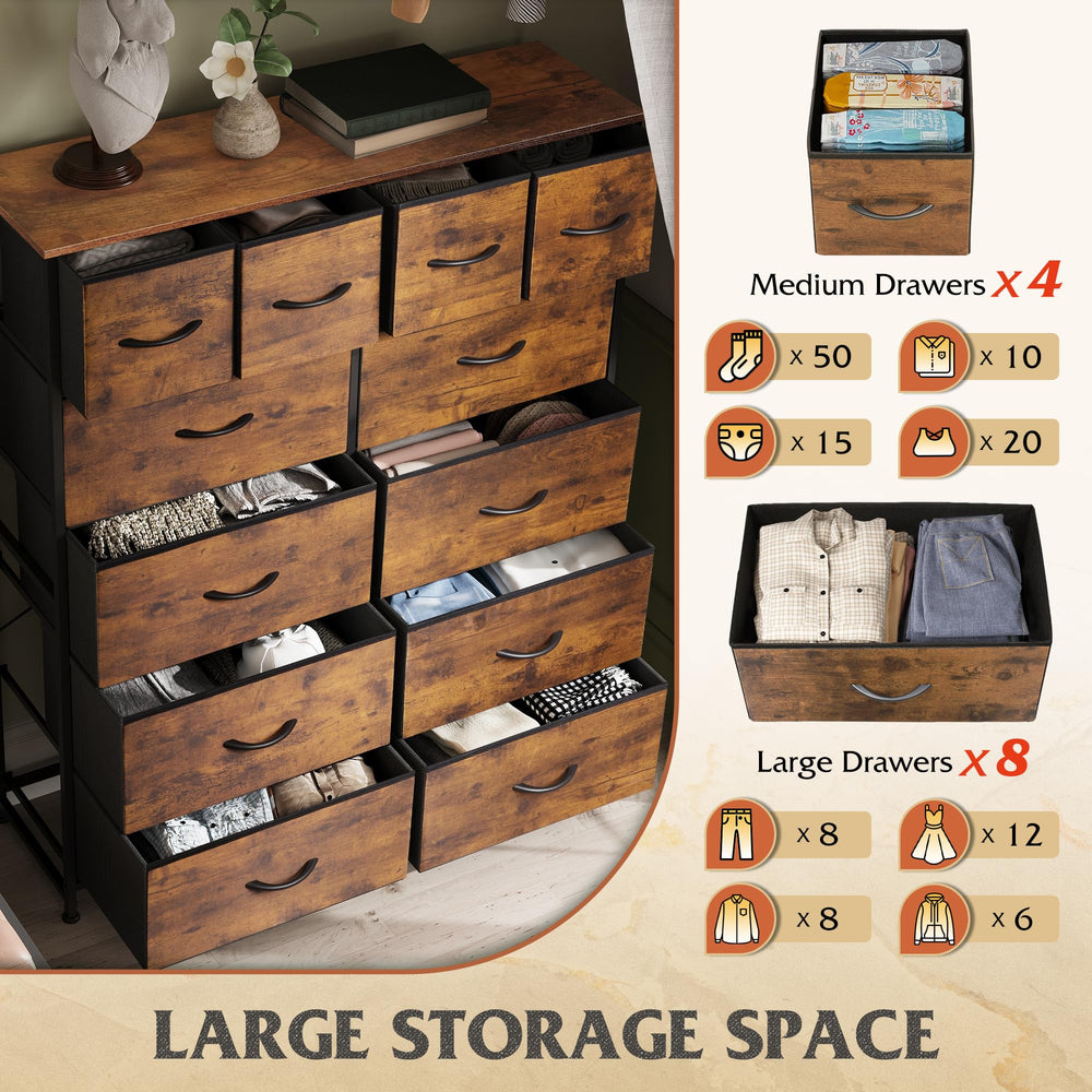 WLIVE dresser adjustable feet protect floors and balance on uneven surfaces