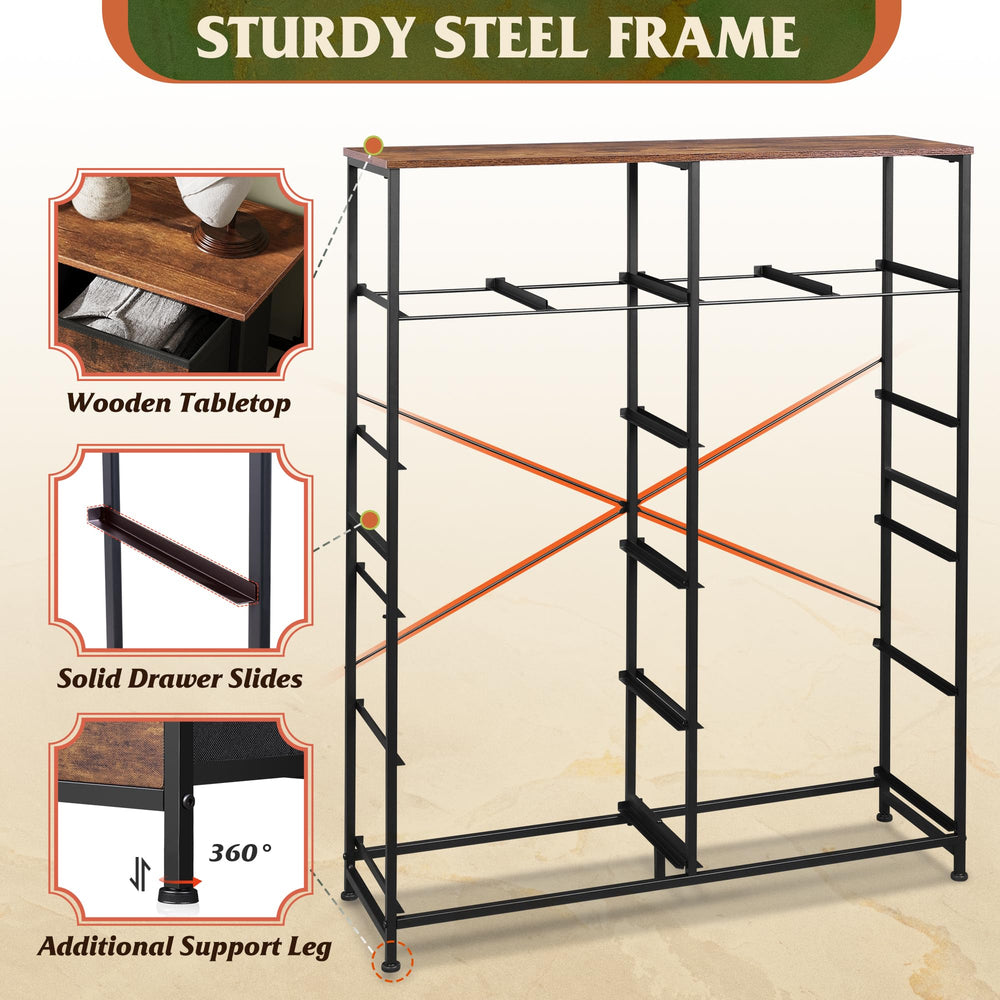 WLIVE bedroom organization with the 12-drawer tall dresser