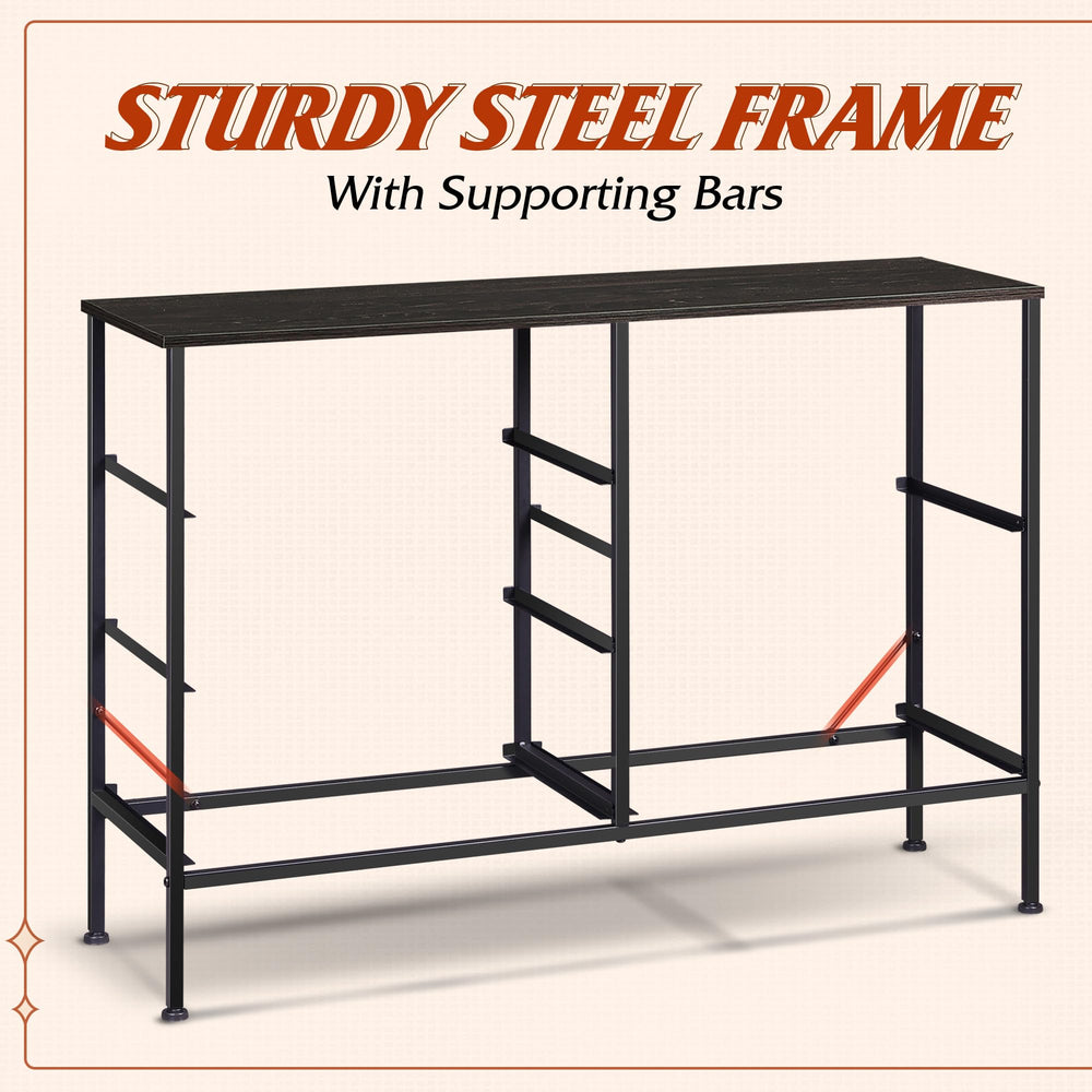 WLIVE dresser with steel frame and stable legs for durability.