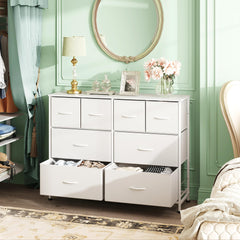 WLIVE dresser easy-pull handles enable smooth, quiet drawer operation.