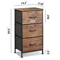 WLIVE dresser fabric drawers neatly store clothing and accessories