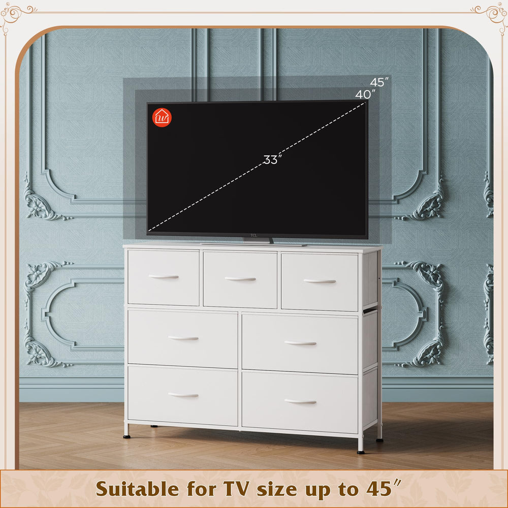 WLIVE smooth pull handles enable easy drawer access.
