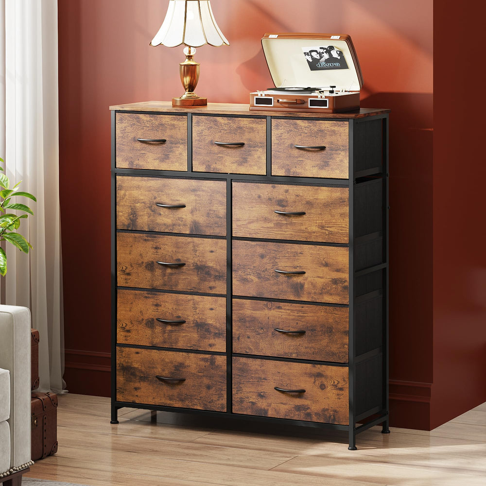 WLIVE fabric drawer eleven-drawer unit offers flexible storage for clothes