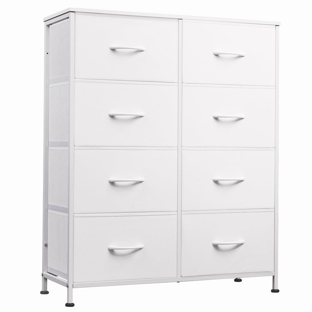 WLIVE fabric dresser with 8 drawers—front view for organized storage