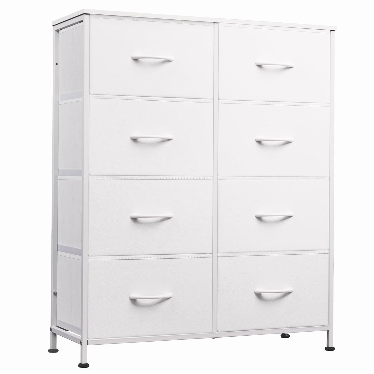 WLIVE fabric dresser with 8 drawers—front view for organized storage
