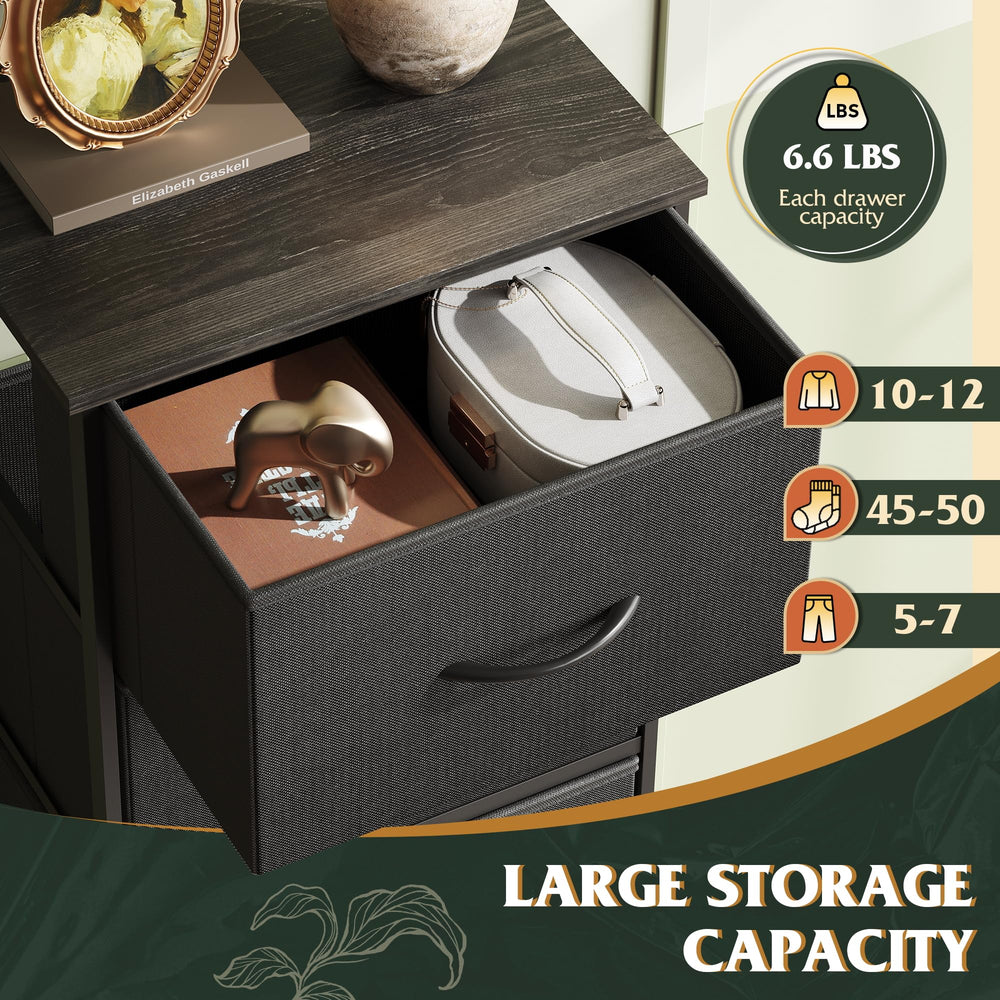 WLIVE Fabric Dresser anti tip design enhances family safety and peace of mind