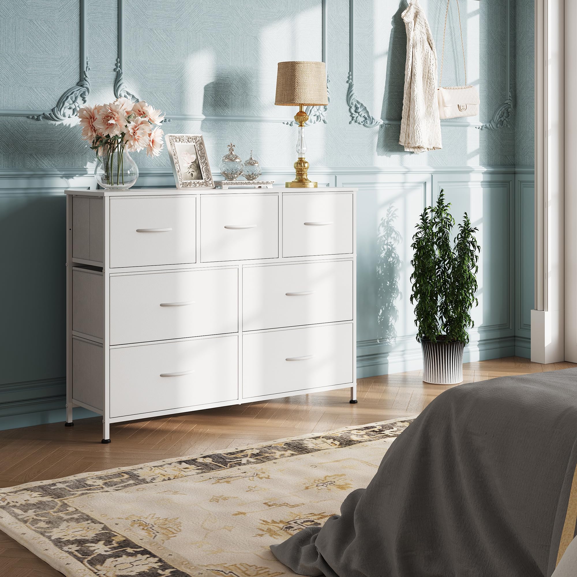 WLIVE multifunction design suits bedroom, living room, or hallway storage.