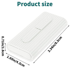 WLLHYF portable dental floss case open with picks for quick use.