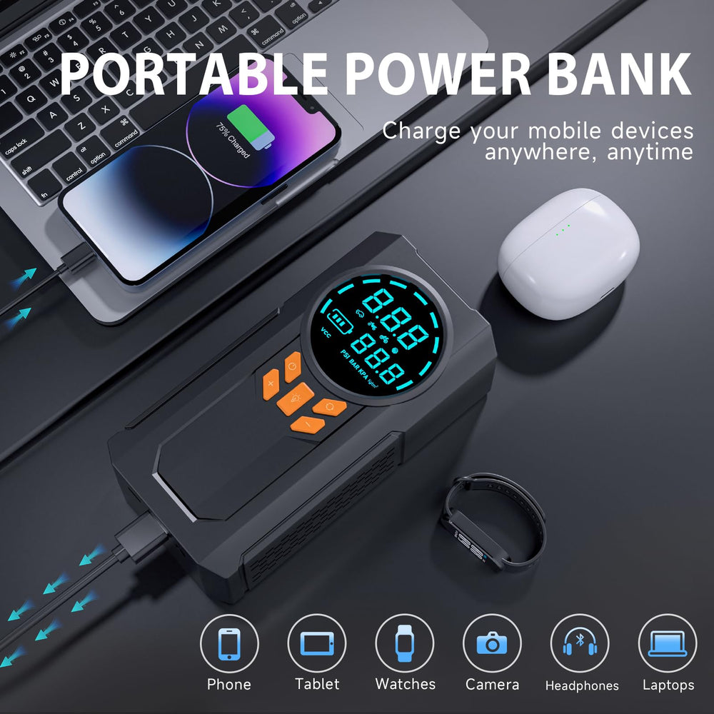 WNDFLV Ultra-portable design fits in car or bag.