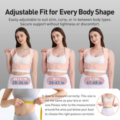 WNIEYO discreet posture corrector worn under clothes for unobtrusive use
