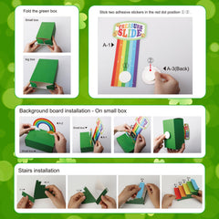 Wninbu Leprechaun Trap Kit for Kids adhesive stickers add decorative detail