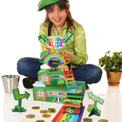 Wninbu Leprechaun Trap Kit for Kids precut cards ready for creative St. Patrick's Day crafts