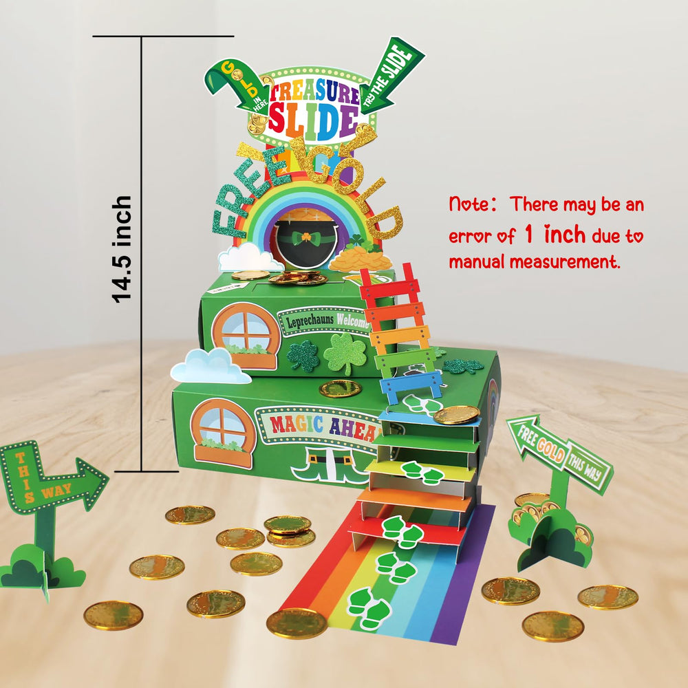 Wninbu Leprechaun Trap Kit for Kids leprechaun sticker for storytelling and display