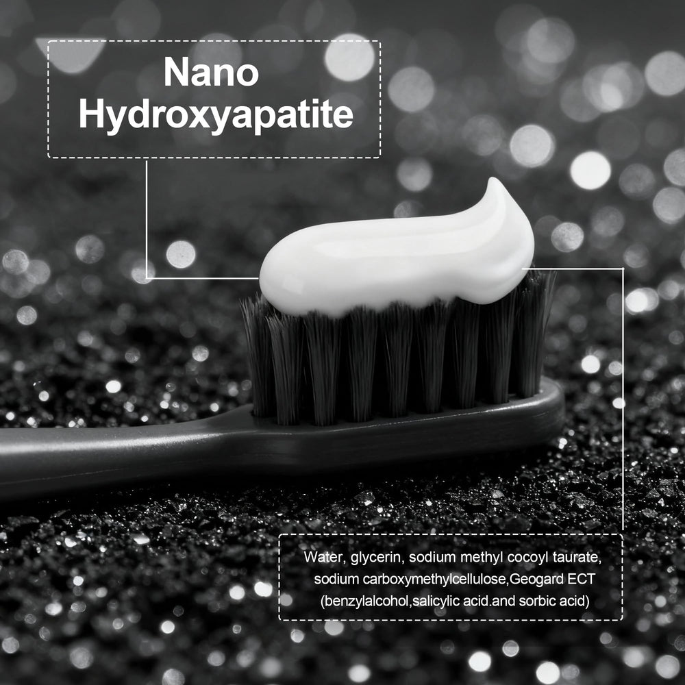 Woadee toothpaste close-up highlighting 24-hour fresh breath and confidence.