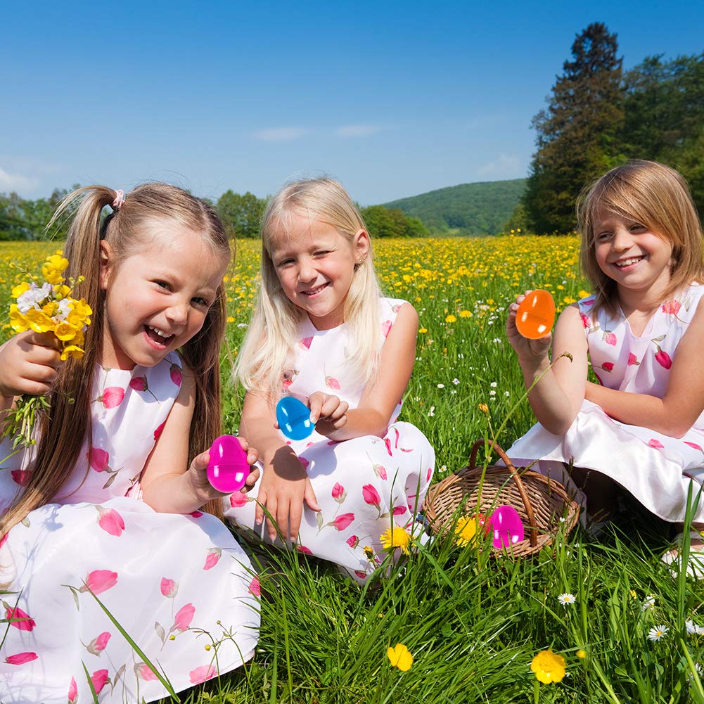 WODMAZ Easter eggs ideal as basket stuffers and fillers.