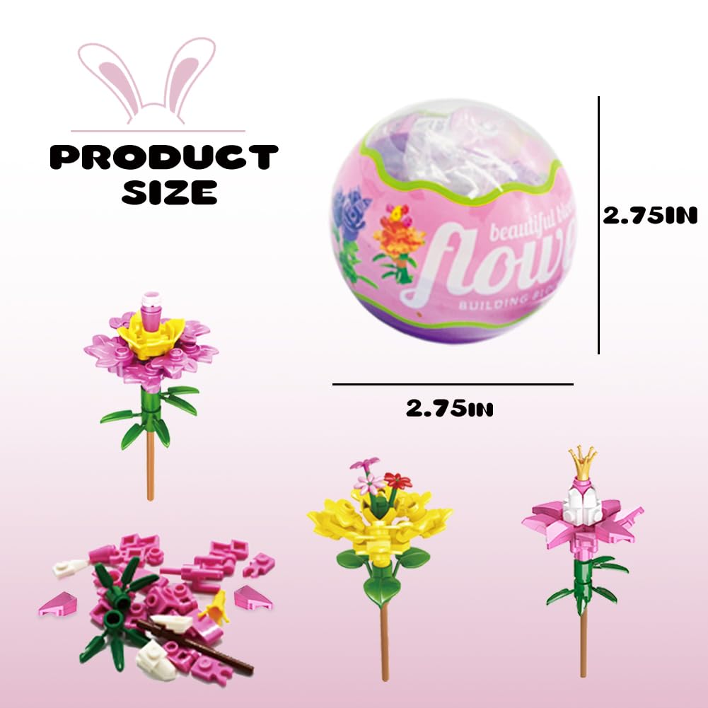 WODMAZ six flower designs offer variety and excitement in every egg