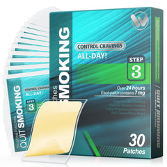 WOFANLI nicotine patch Step 3 provides 7 mg in 24 hours for steady release.