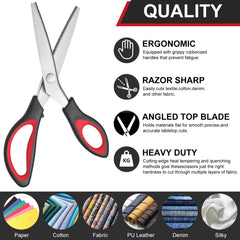 WFOEJEJ pinking shears suited for crafts and edging work