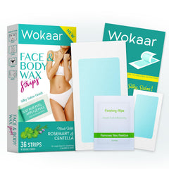 Wokaar body wax strips for large sheets ideal for legs and bikini area offer long‑lasting smoothness.