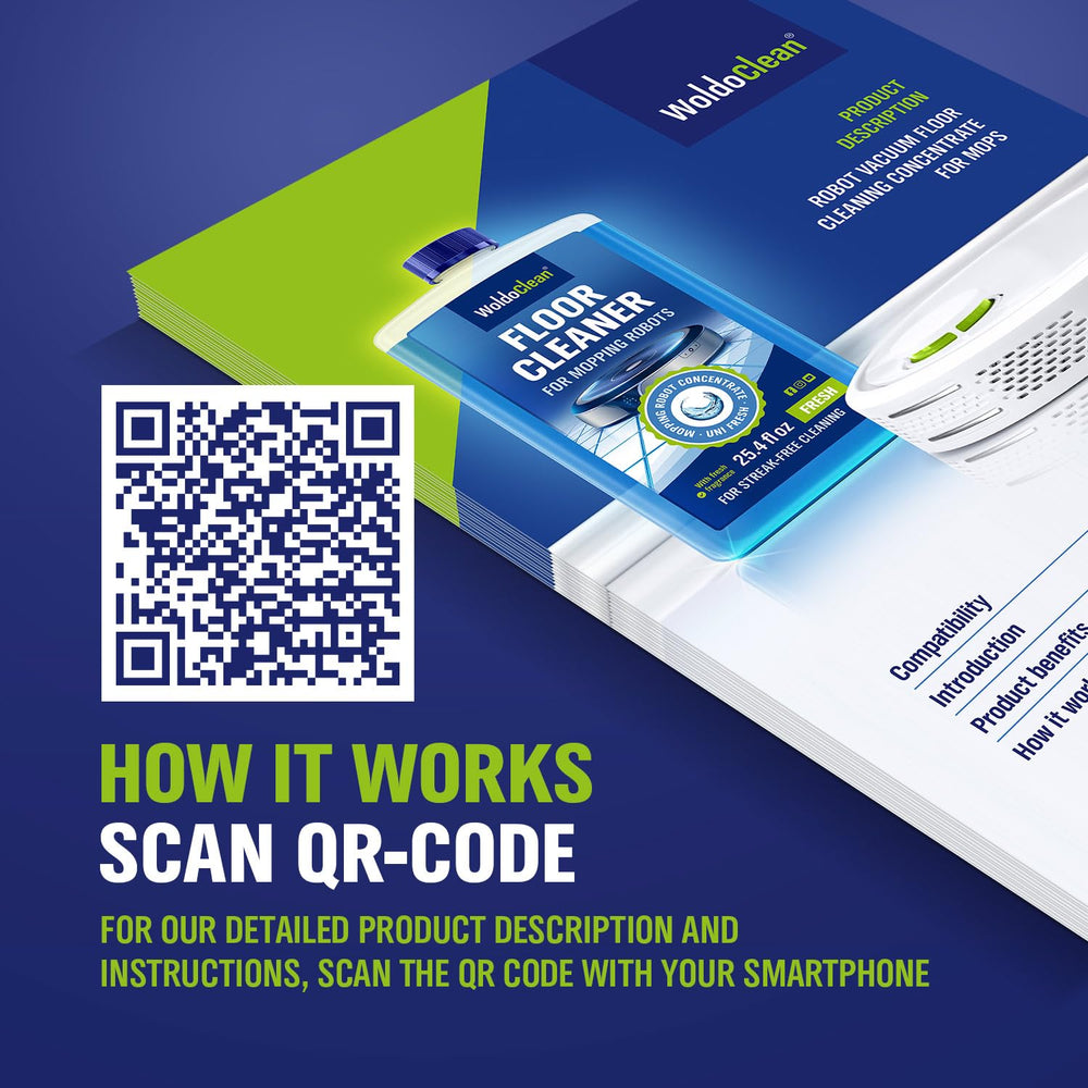 WoldoClean low-foam formula supports safe, rapid drying after cleaning.
