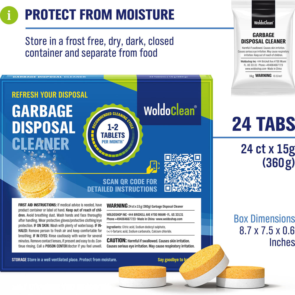 WoldoClean leaves your kitchen smelling fresh after disposal cleaning