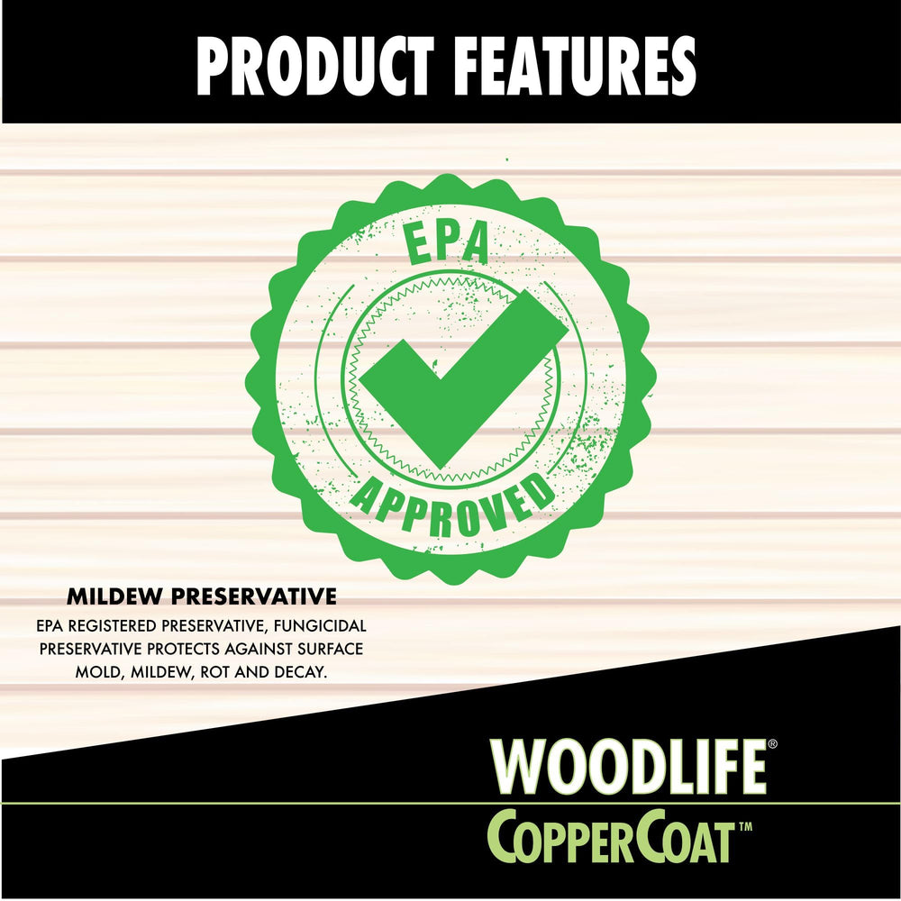 Wolman CopperCoat Green dock and pier treatment protects wood from insects