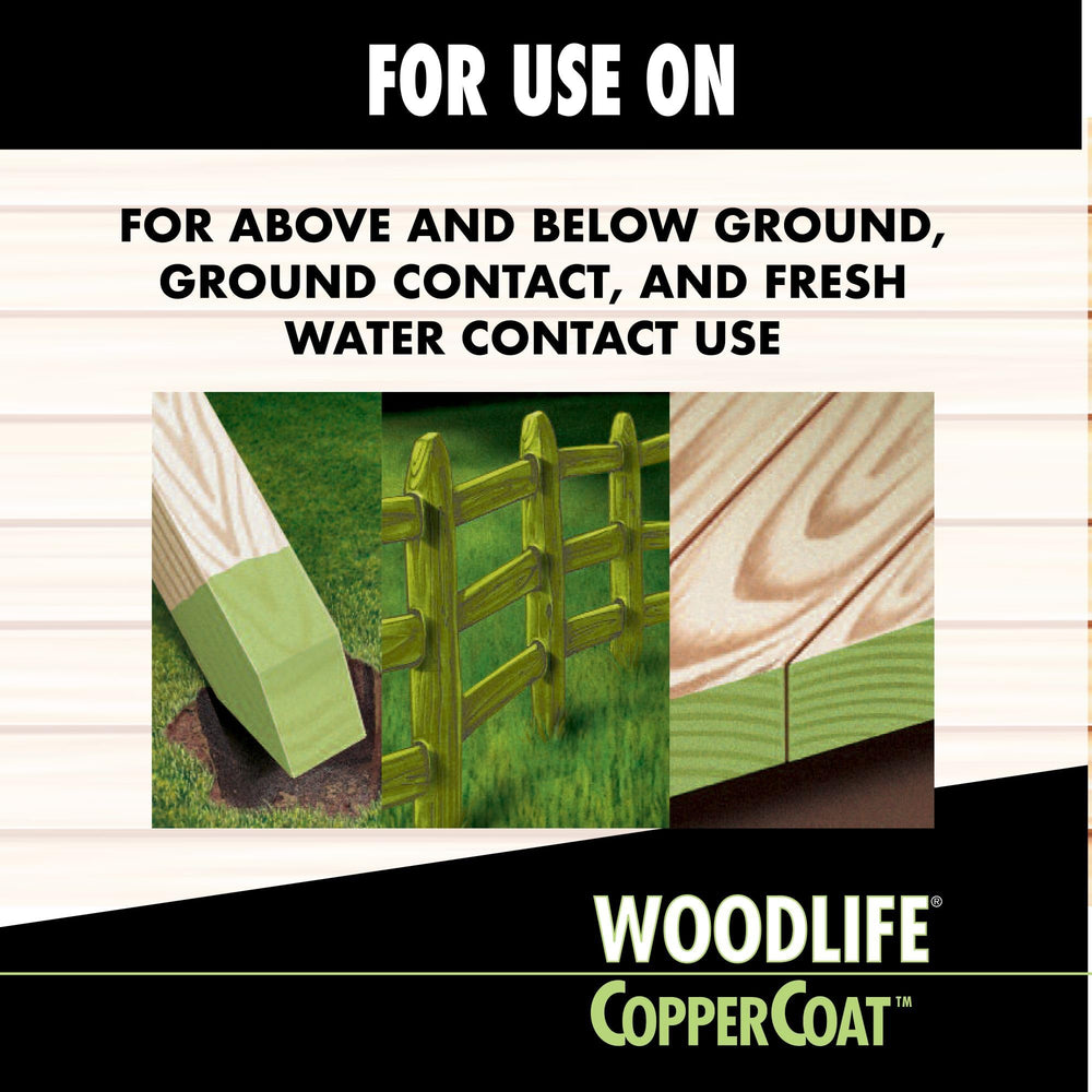 Wolman CopperCoat Green end-cut protection for pressure-treated lumber