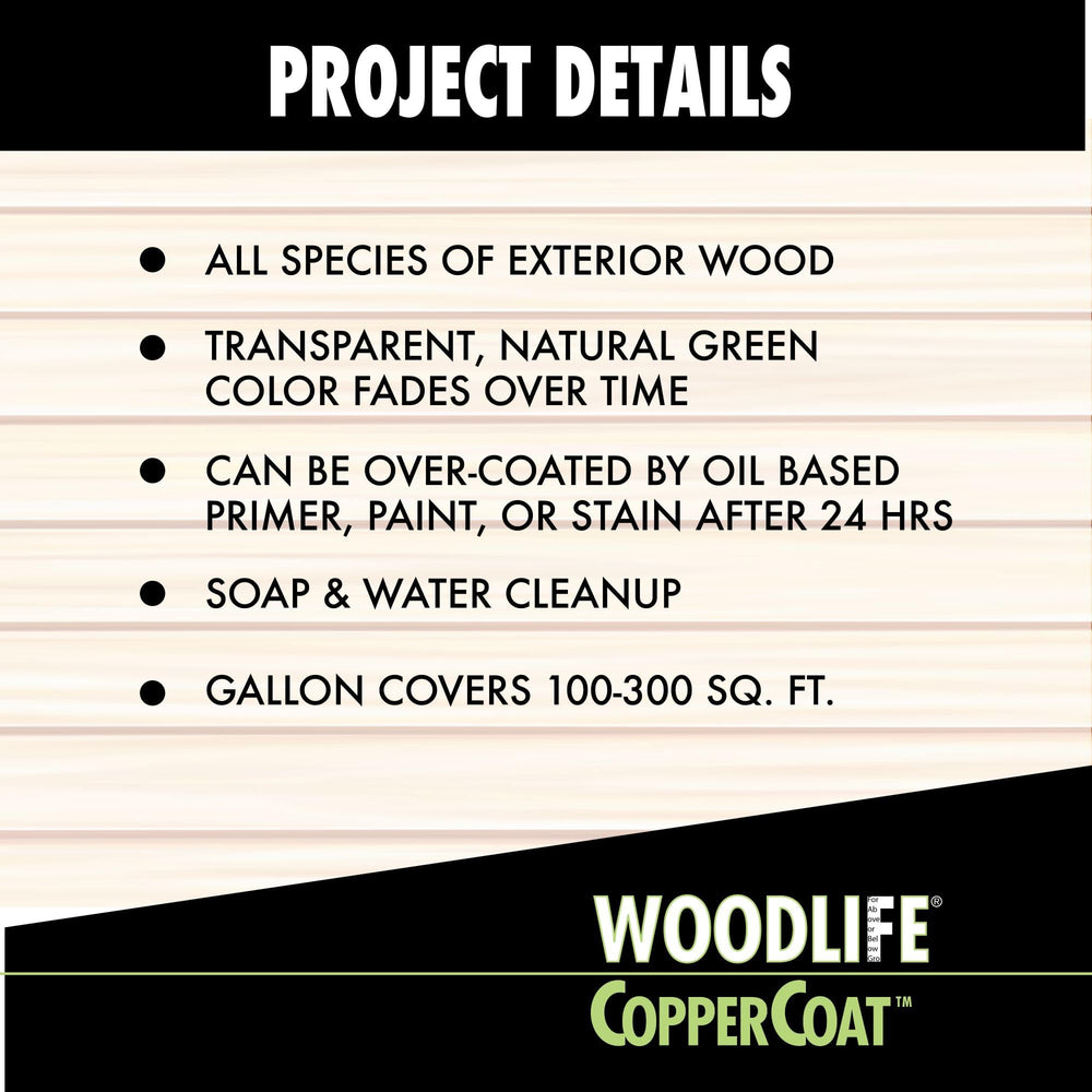 Wolman CopperCoat Green fence posts receive insect defense